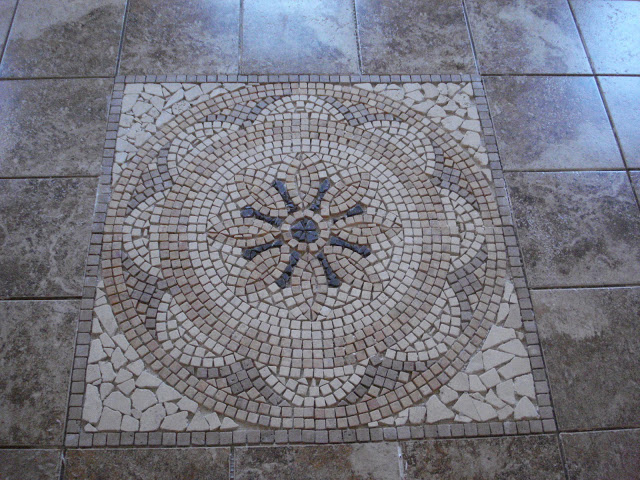 mosaic tile floor