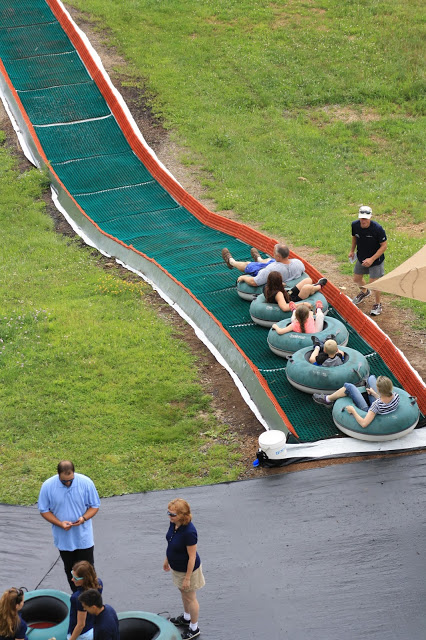 summer tubing near Fenton Inn